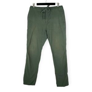 J Crew Olive Green Tie Waist Pants